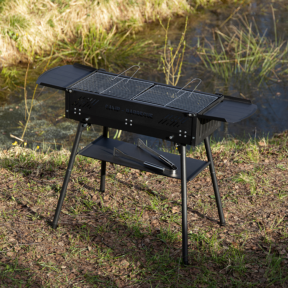 GRILLBOOM Мангал портативный складной, 110х75х30см, раб. поверх. 66х30см, арт.№ 103-004