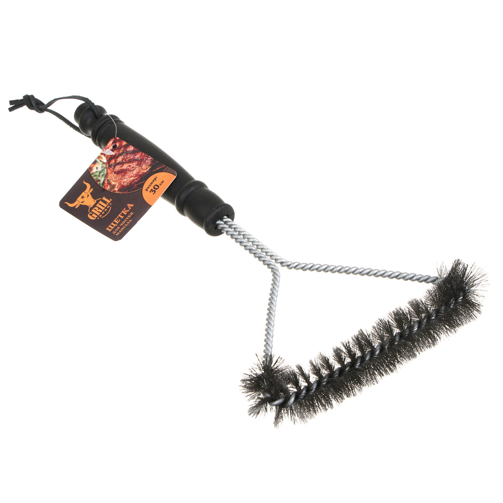 Щетка для чистки мангала тм GRILLBOOM, 30см, арт.№ 101-010