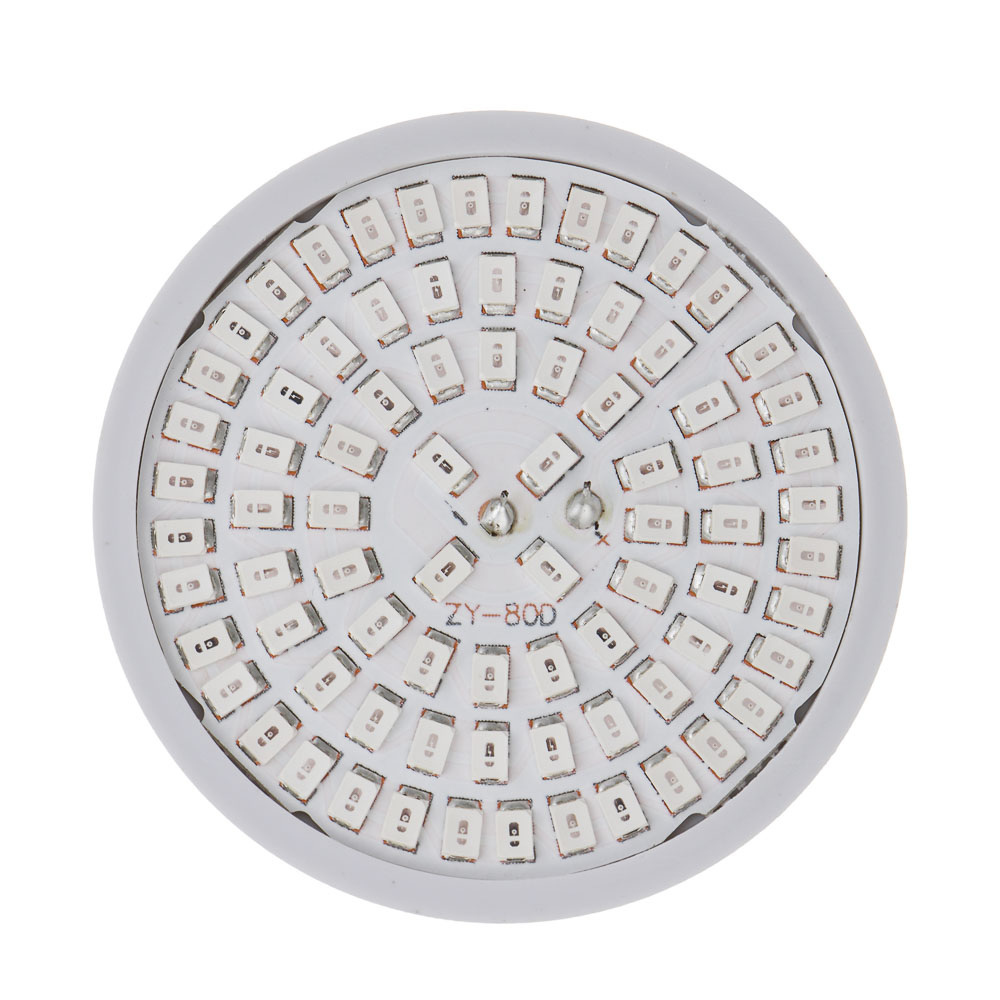 INBLOOM Лампочка для растений, 5x5.4см, 80LED (52R+28B), Е27, 3.6Вт, PC, арт.№ 185-078