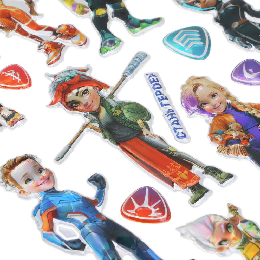 BY Набор наклеек, 27,5x16 см, арт.№ 503-001