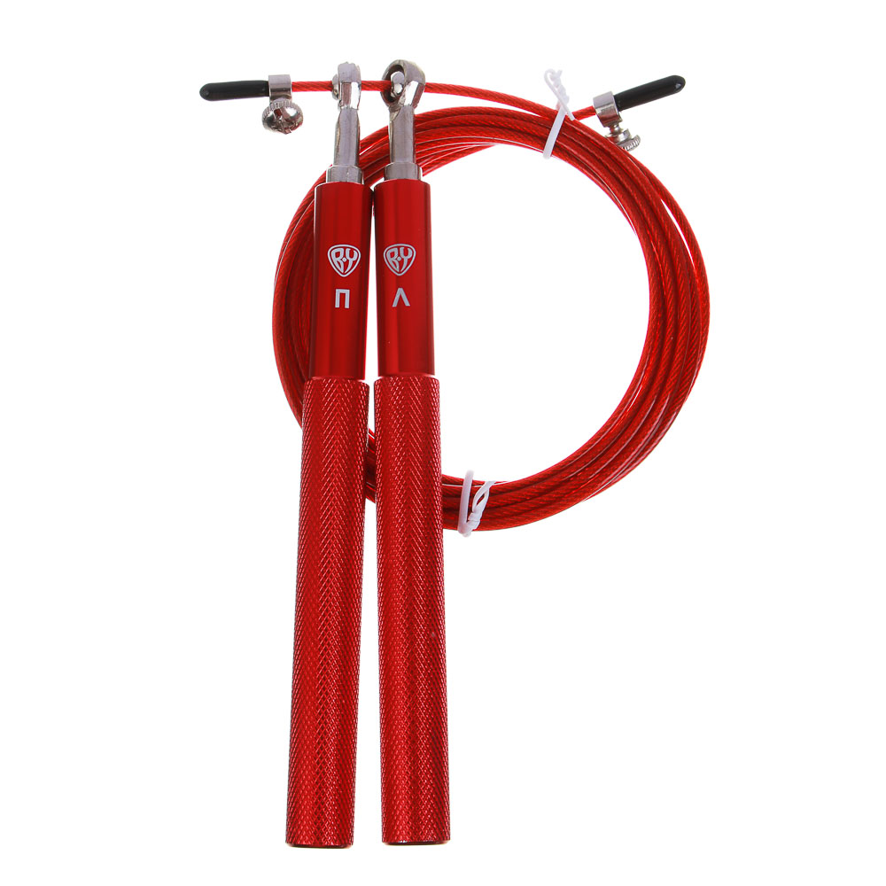 Скакалка скоростная тм BY Русские Супергерои, 3м, d2.3мм, PVC, алюминий, сталь, арт.№ 190-027