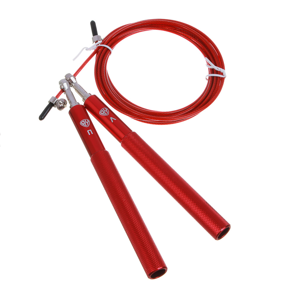 Скакалка скоростная тм BY Русские Супергерои, 3м, d2.3мм, PVC, алюминий, сталь, арт.№ 190-027