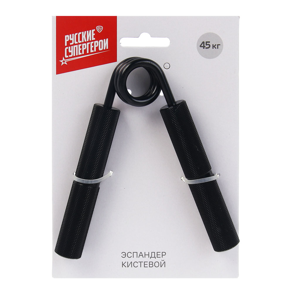 Эспандер кистевой тм BY Русские Супергерои, 45кг, 13см, алюминий, сталь, арт.№ 197-077