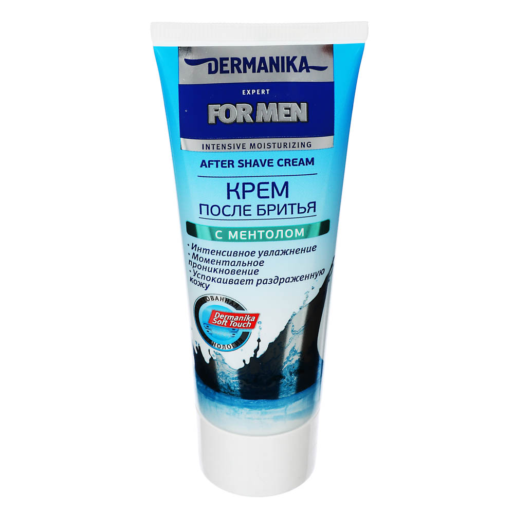 Крем после бритья DERMANIKA с витамином F, ментол , 75 мл, арт.№ 947-016