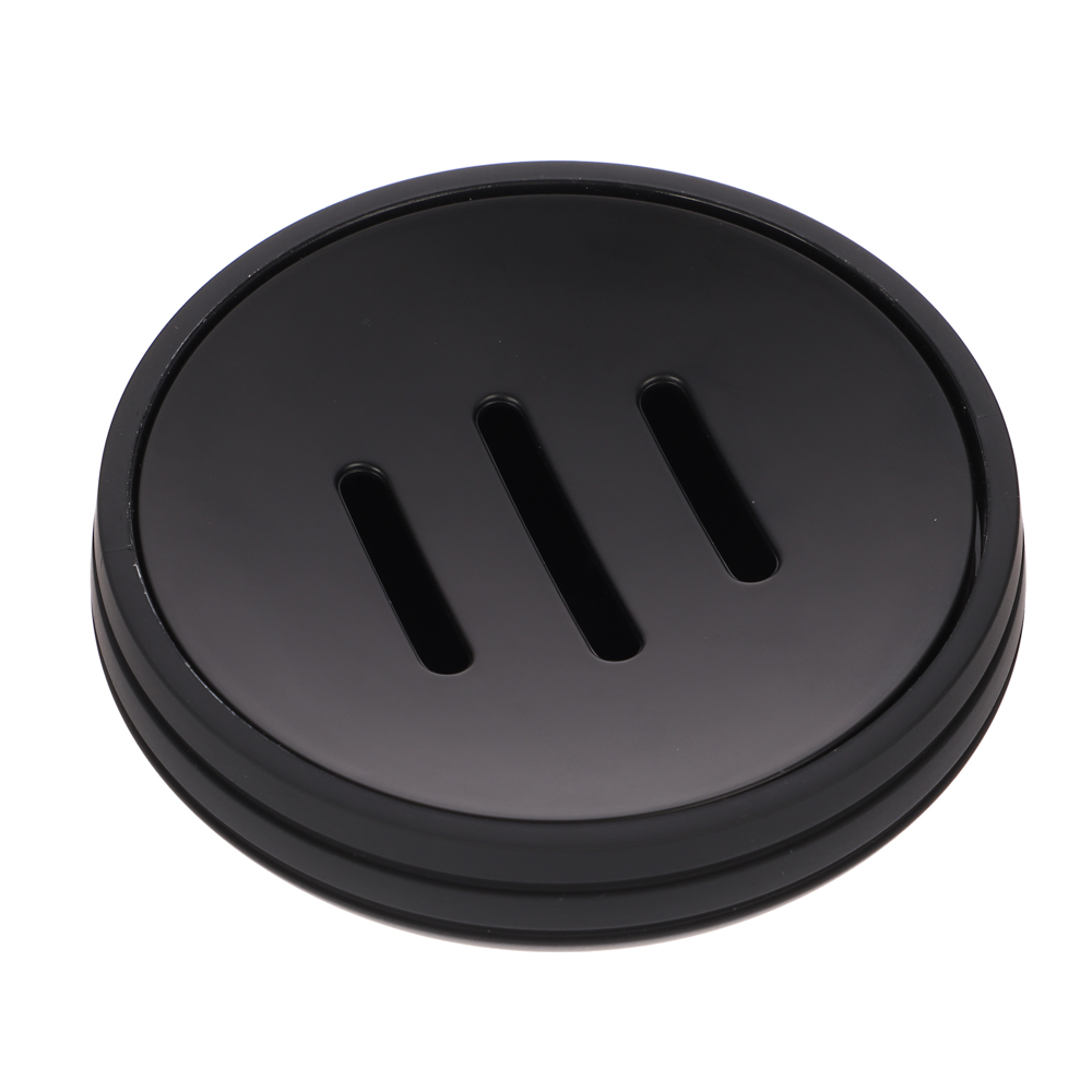 Мыльница LAGO, чёрный, пластик, SWP-2410-BLK-04, арт.№ 463-549