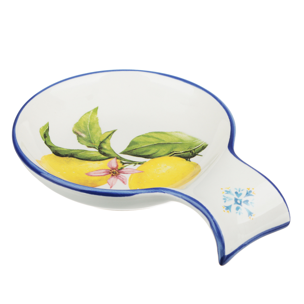 MILLIMI Лимоны Подставка для ложки, 15х11,5х2,5см, керамика, арт.№ 824-529