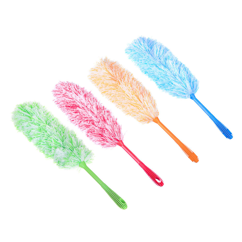 Сметка для удаления пыли тм VETTA, 55х7см, пластик, текстиль, 4 цвета, арт.№ 445-113