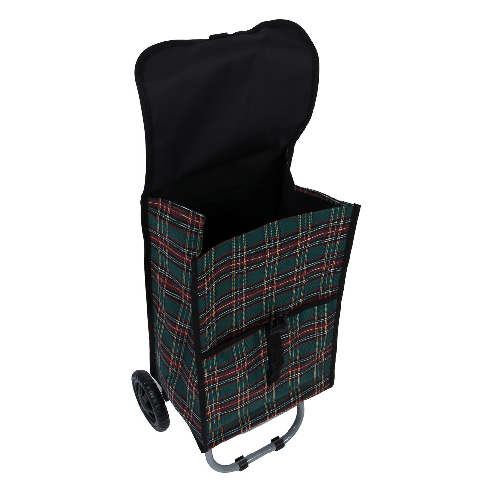 Тележка + сумка тм VETTA, до 20кг, 84x32x28см, 29 л, оксфорд, колеса ЭВА d14см, арт.№ 467-269