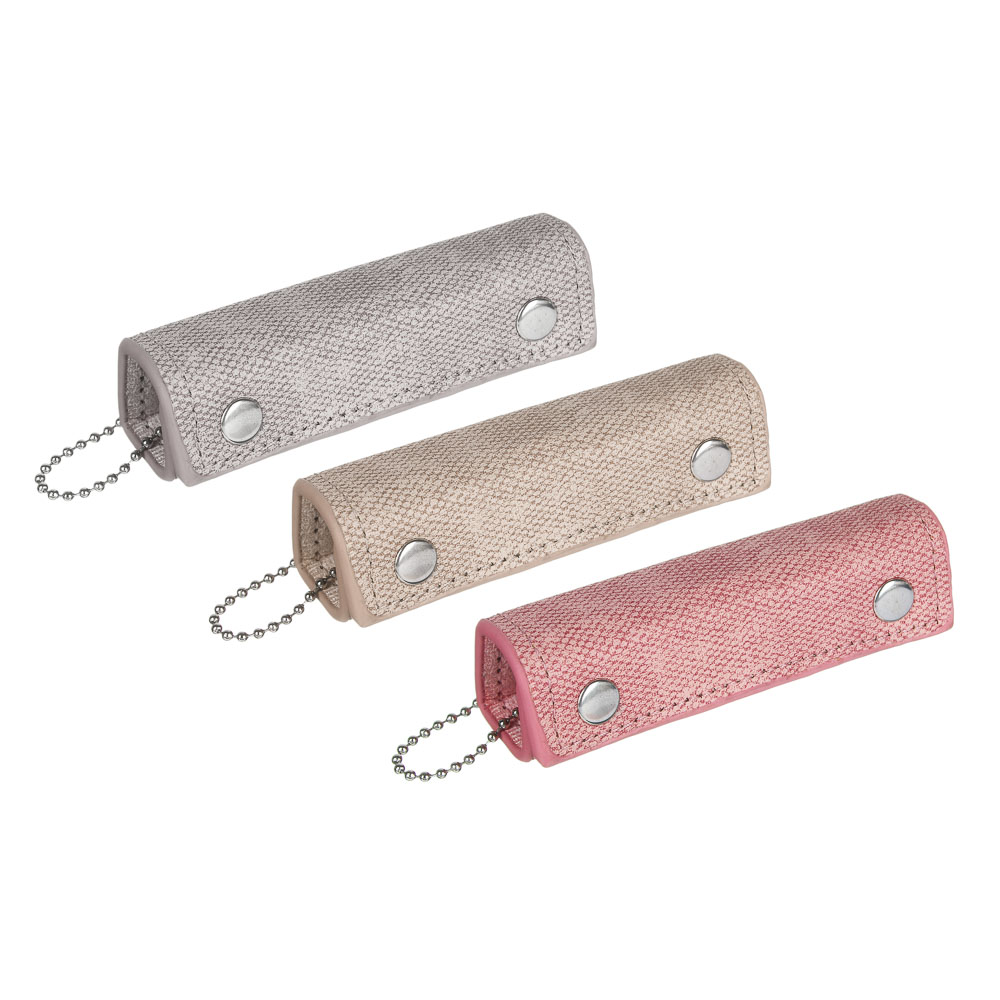 ЮL Набор маникюрный 4 предмета,  металл, ПУ, 9,5х10см, 3 цвета, ПР-21, арт.№ 305-381