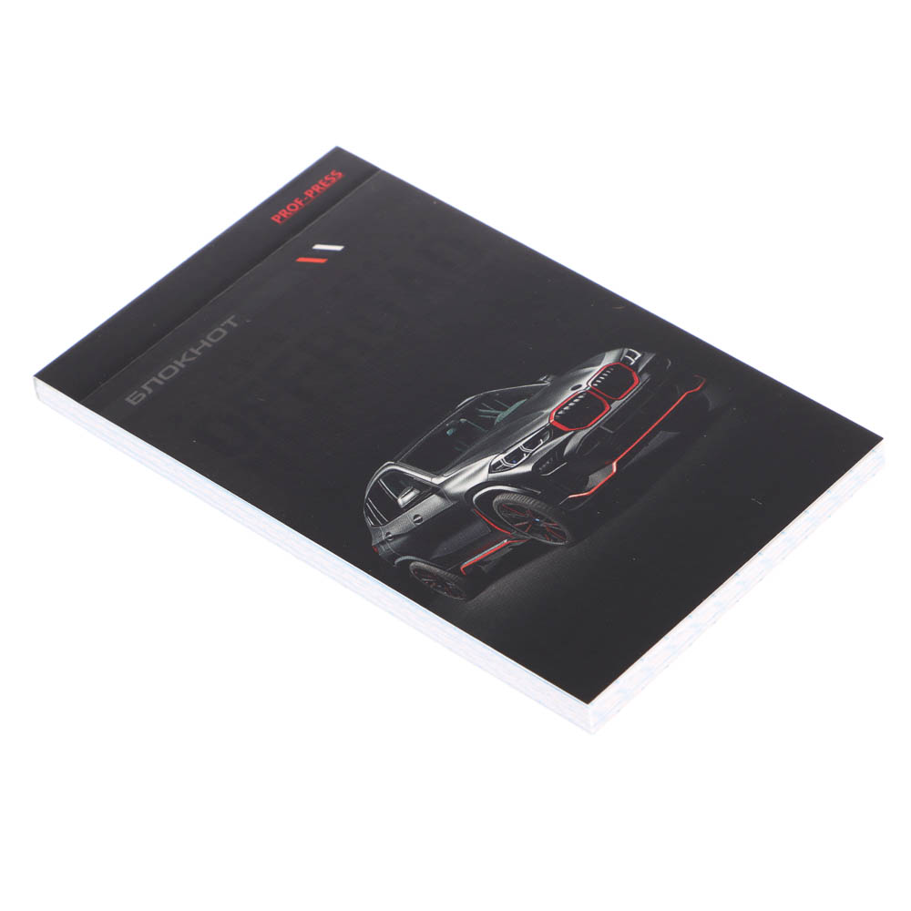 Блокнот А7, 48л, офсет, обложка картон, склейка, в ассортименте, арт.№ 540-019