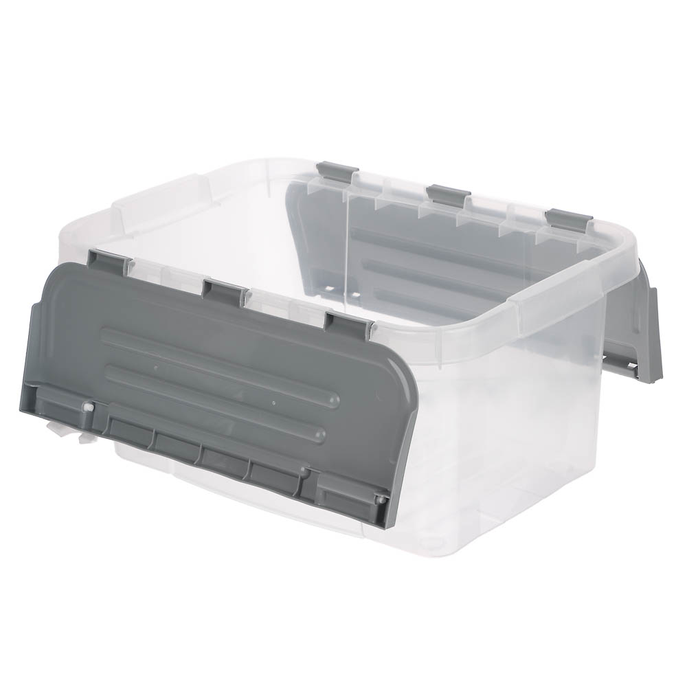 Контейнер для хранения VERDE 10л, полипропилен, 37,2x25,6x17,8см, арт.№ 457-860