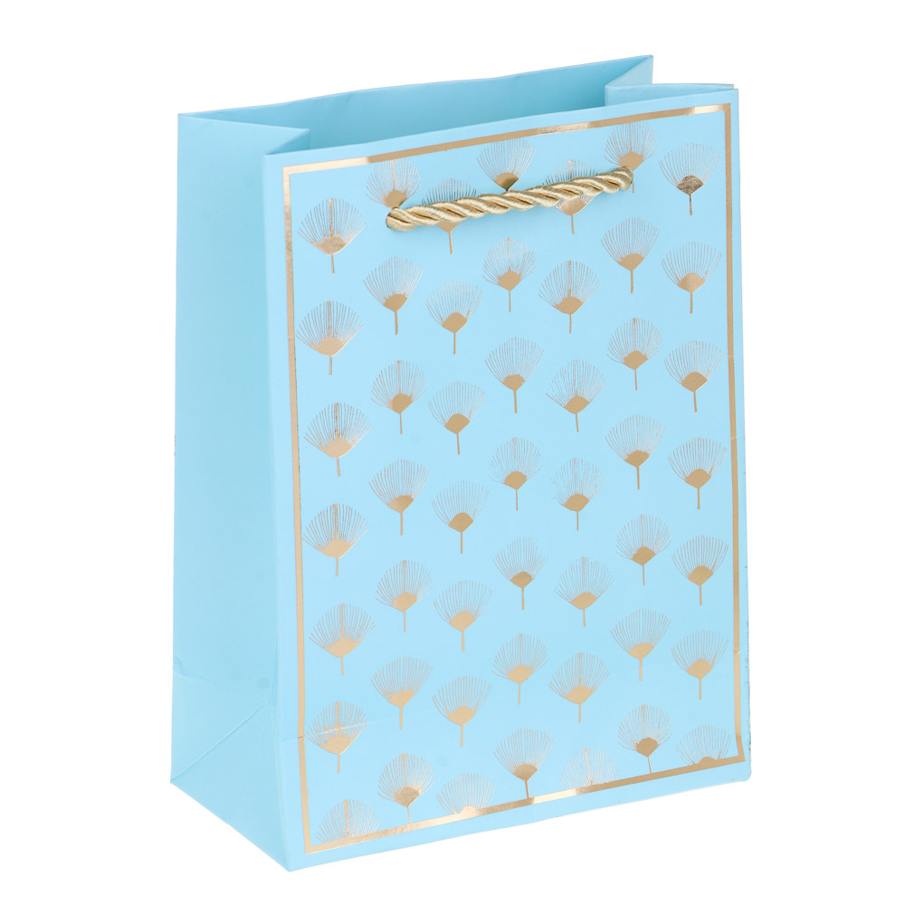 Пакет подарочный тм LADECOR, вскч бум., с фольг.слоем, S 12x16x6 см, 4 цвета, арт.№ 507-255