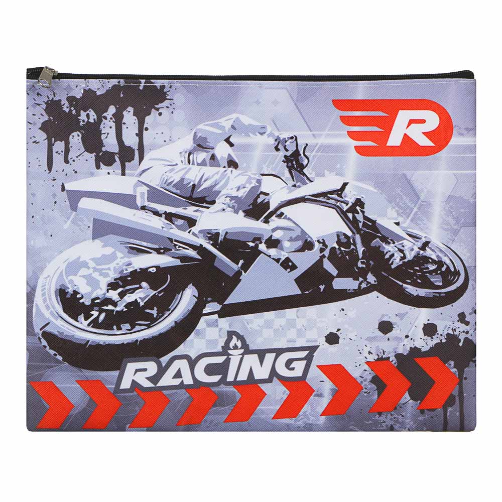 Спорт Эффект Папка для тетрадей 24x20см, для A5, молния сверху, плотный ПВХ с печатью, арт.№ 236-066