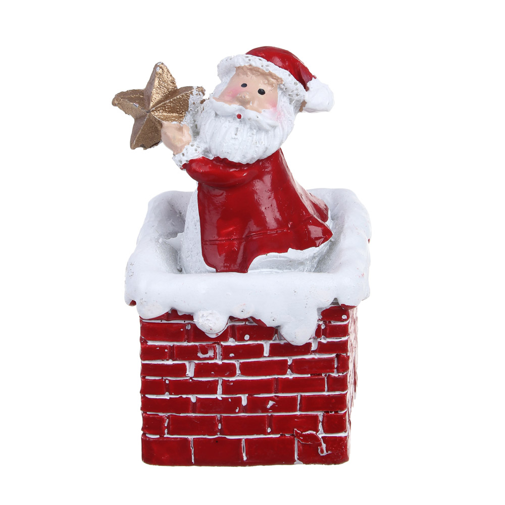 СНОУ БУМ Сувенир новогодний, 4,2х4х6,9 см, полистоун, 2 дизайна, арт.№ 396-046