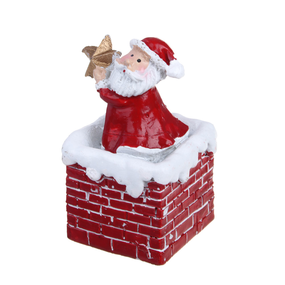 СНОУ БУМ Сувенир новогодний, 4,2х4х6,9 см, полистоун, 2 дизайна, арт.№ 396-046