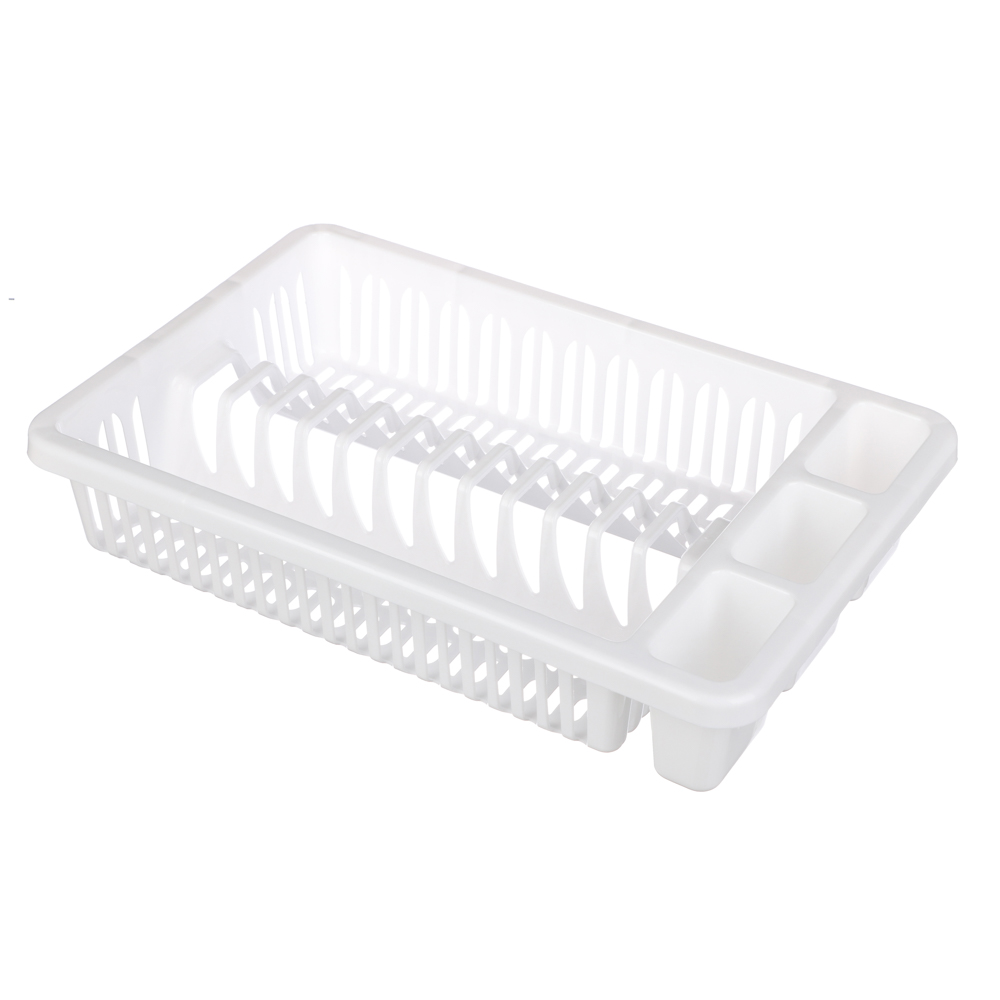 Сушилка для посуды, пластик, цвет белый, арт.№ 485-180