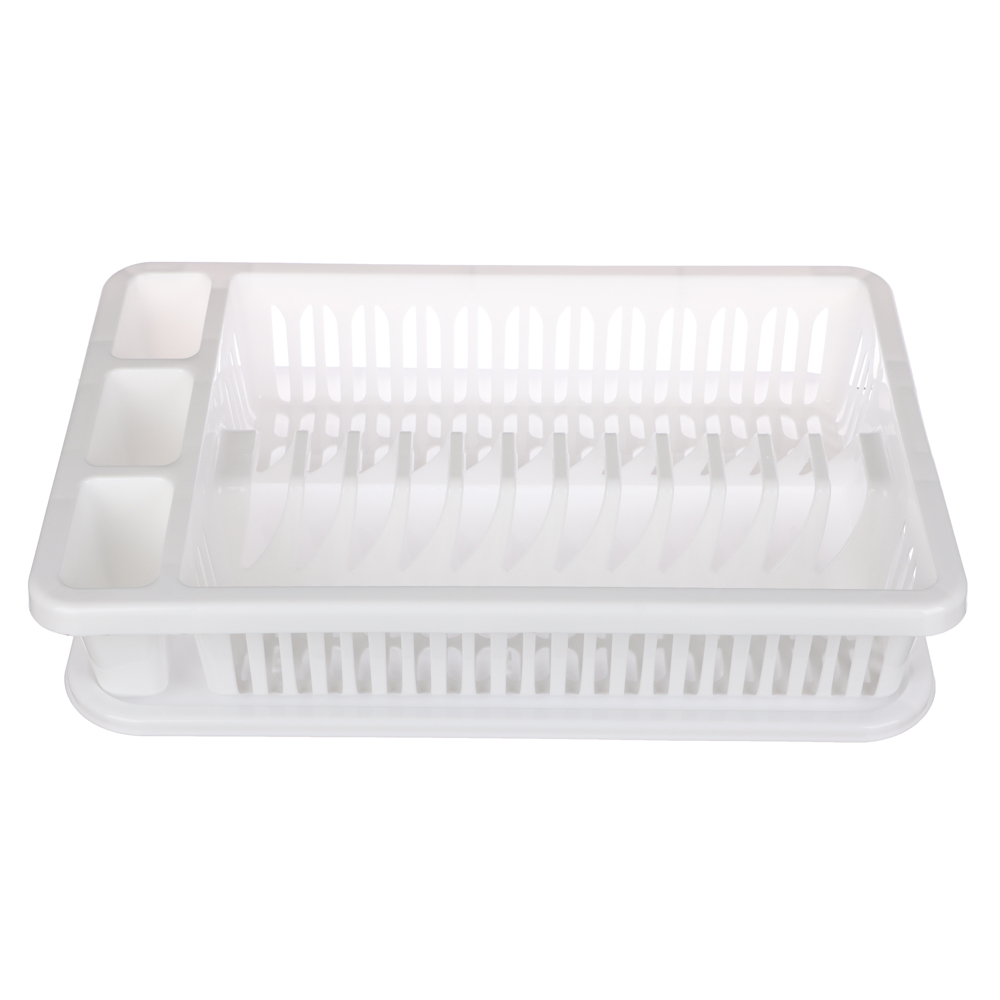 Сушилка для посуды, пластик, цвет белый, арт.№ 485-180