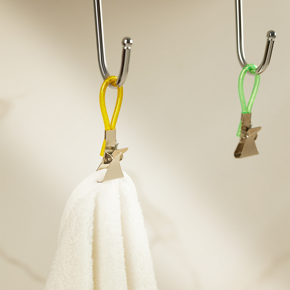Держатели для полотенец тм VETTA, сталь Q195, ПВХ, нейлон, 5шт, арт.№ 444-147