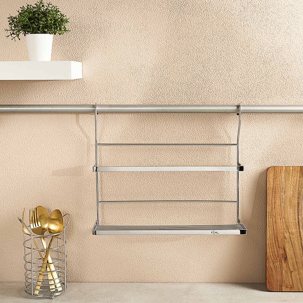 VETTA Полка для специй двойная 35x14,5x32см, CWJ203B, арт.№ 481-168