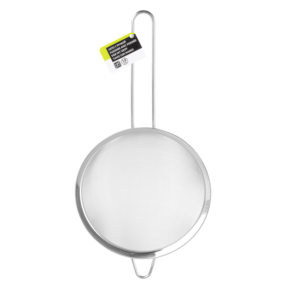 VETTA Сито с ободом и ручкой 18см, нерж.сталь, арт.№ 886-010