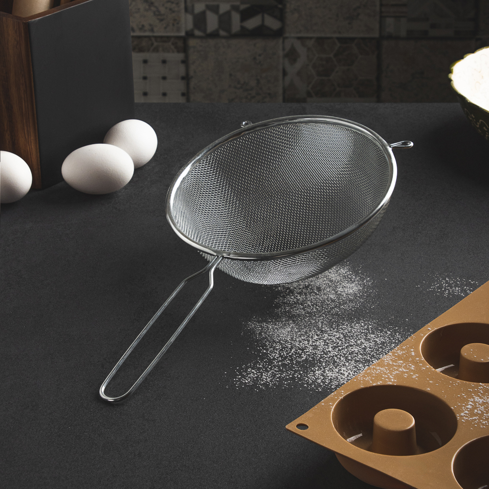 Сито с ободом и ручкой 18см FY-018, арт.№ 886-016