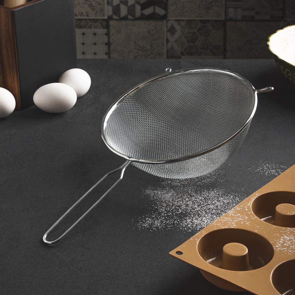 Сито с ободом и ручкой 20см FY-020, арт.№ 886-017