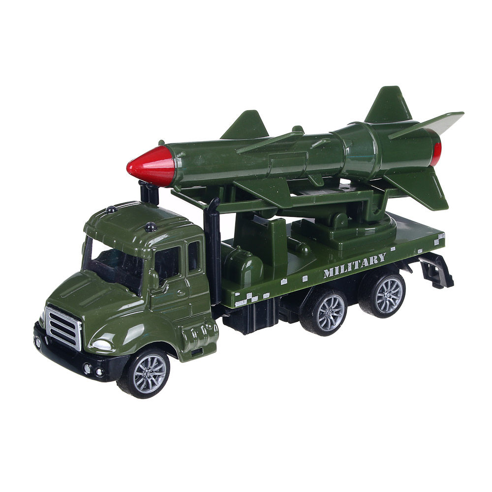 ИГРОЛЕНД Машина в виде военной техники, инерция, ABS, металл, 11,2x4,3x5,3см, 3 дизайна, арт.№ 292-258