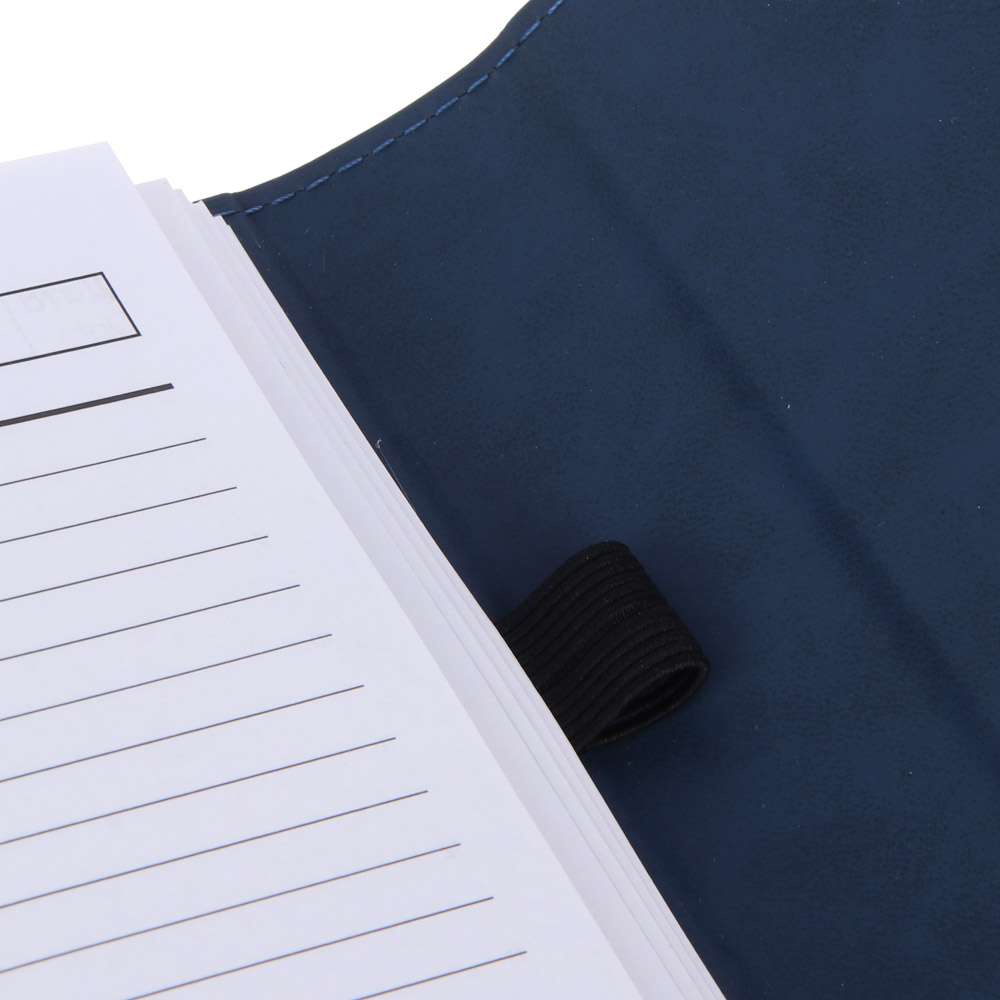 Ежедневник недатированный "ПРОВАНС" А5, 320 страниц, твердая обложка искусственная кожа, клапан, магнитная застежка, синий, арт.№ 572-249