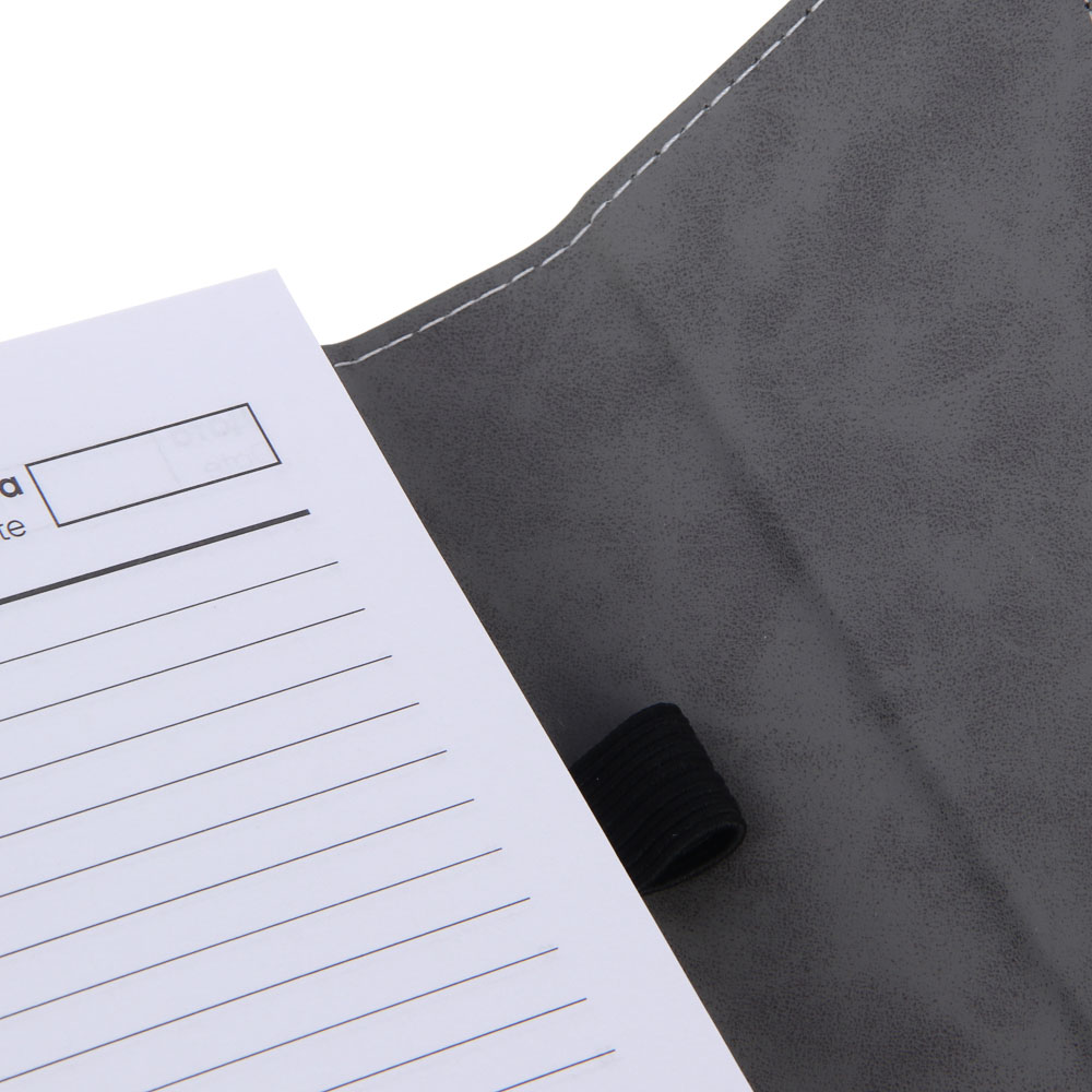 Ежедневник недатированный "ПРОВАНС" А5, 320 страниц, твердая обложка искусственная кожа, клапан, магнитная застежка, серый, арт.№ 572-250