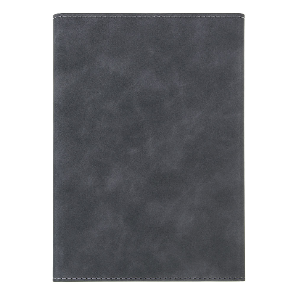 Ежедневник недатированный "ПРОВАНС" А5, 320 страниц, твердая обложка искусственная кожа, клапан, магнитная застежка, серый, арт.№ 572-250