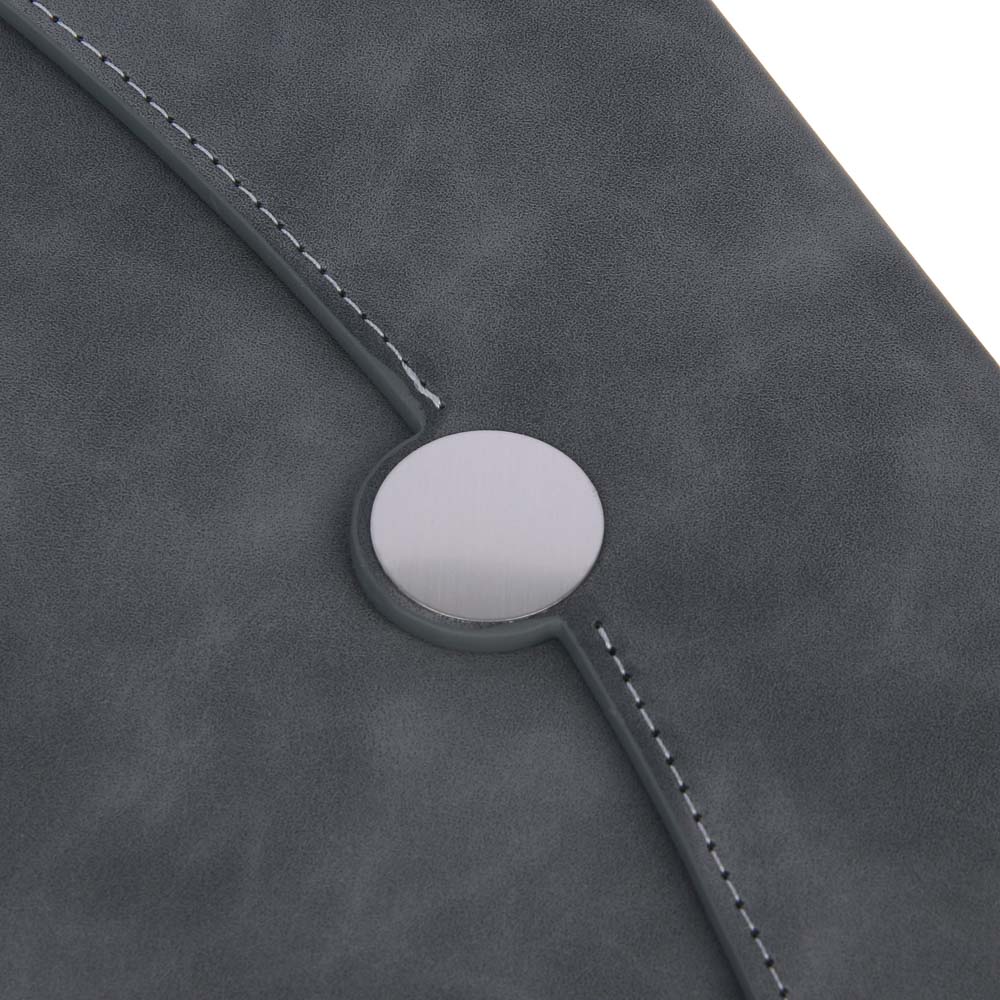 Ежедневник недатированный "ПРОВАНС" А5, 320 страниц, твердая обложка искусственная кожа, клапан, магнитная застежка, серый, арт.№ 572-250