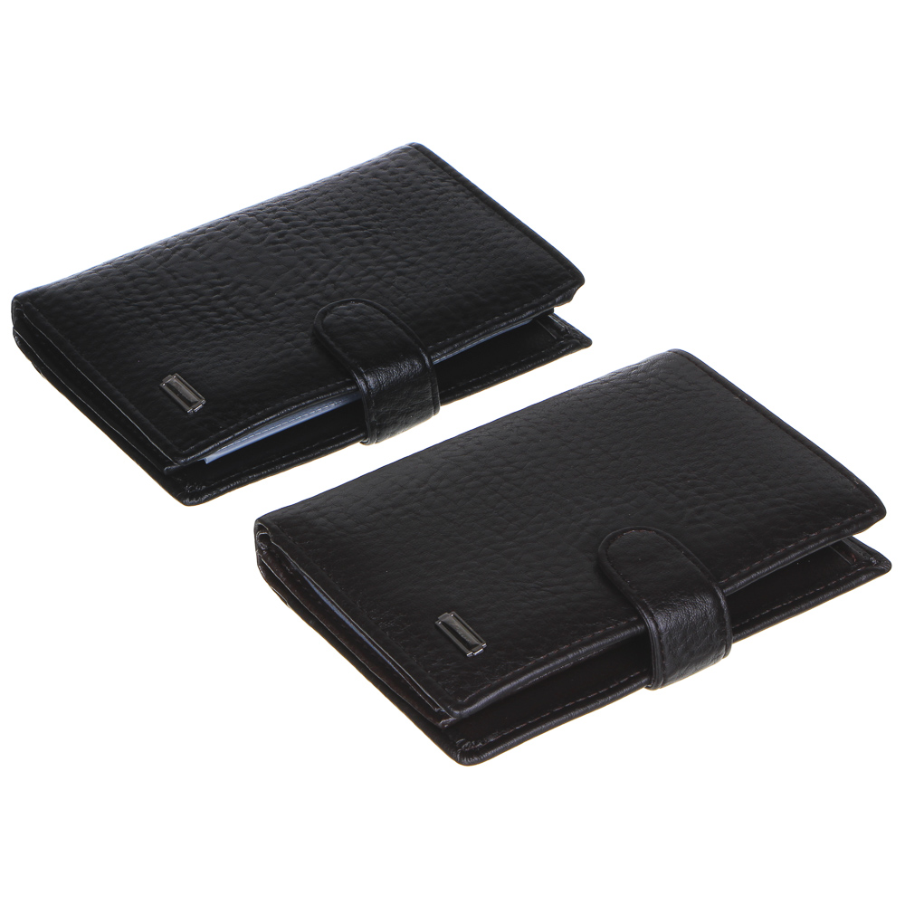 ЮL Портмоне мужское с отд.под документы 14,2х10,5см, искусст.кожа, 2 цвета, ПМ19-03, арт.№ 303-812