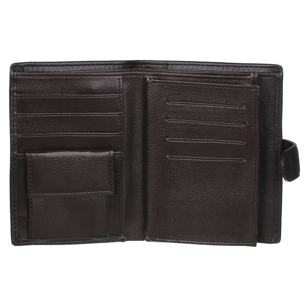 ЮL Портмоне мужское с отд.под документы 14,2х10,5см, искусст.кожа, 2 цвета, ПМ19-03, арт.№ 303-812