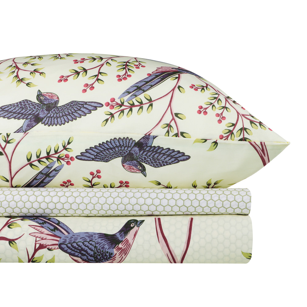 PROVANCE Birds Комплект постельного белья 2 (4 предмета), поплин, 100% хлопок, арт.№ 421-356