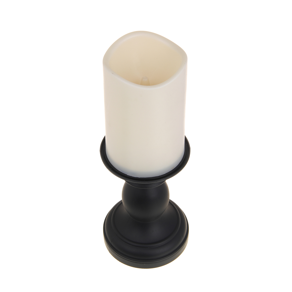 Светильник LED в форме подсвечника со свечой, пластик, 24х9 см, арт.№ 695-169