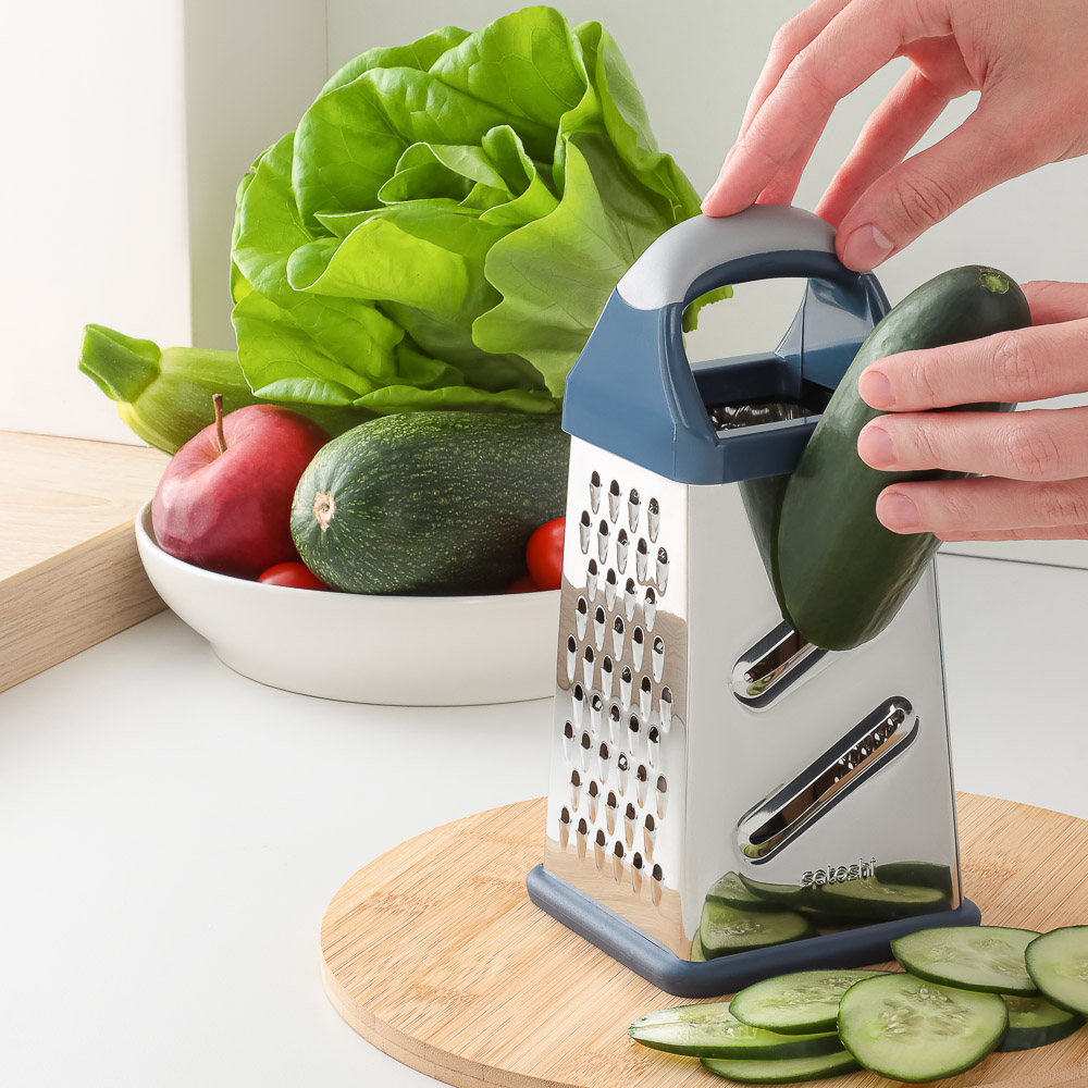 SATOSHI Ривьера Терка 4-х сторонняя 20см, нерж.сталь, арт.№ 885-138