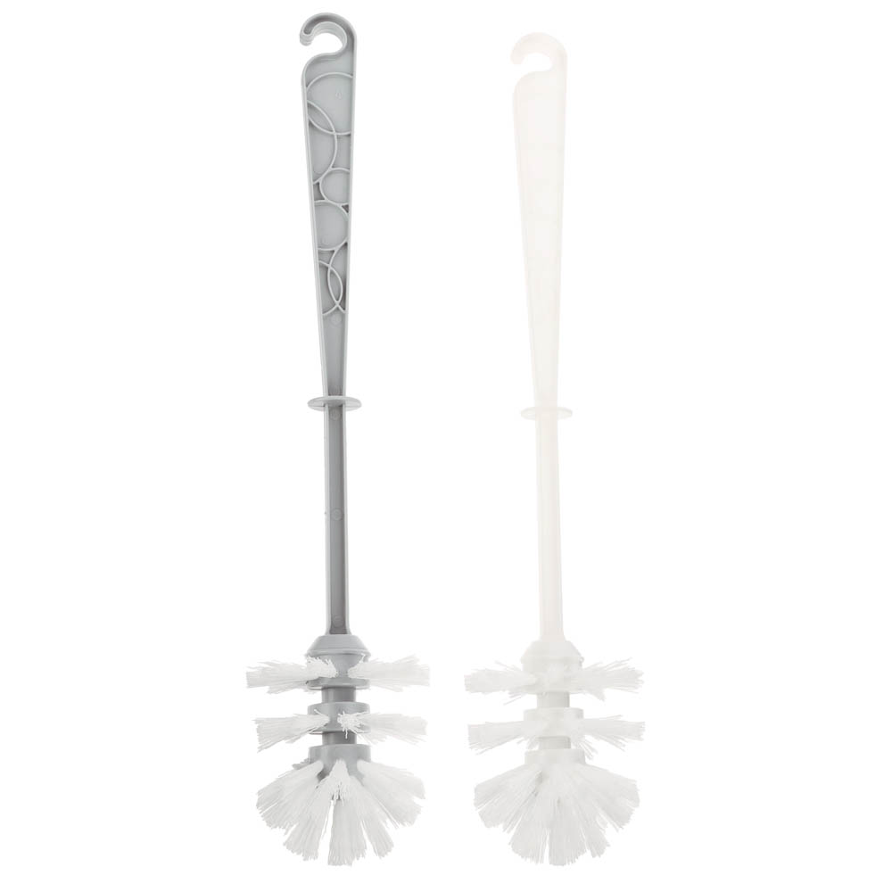 Ёрш для туалета без подставки тм VETTA Практик, пластик, 33,5х6,5см, арт.№ 463-787