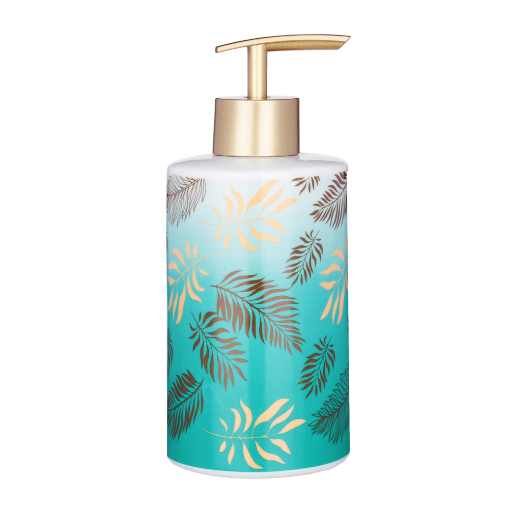 VETTA Дозатор для жидкого мыла "Золотая лира", керамика, 2 диз., арт.№ 463-927