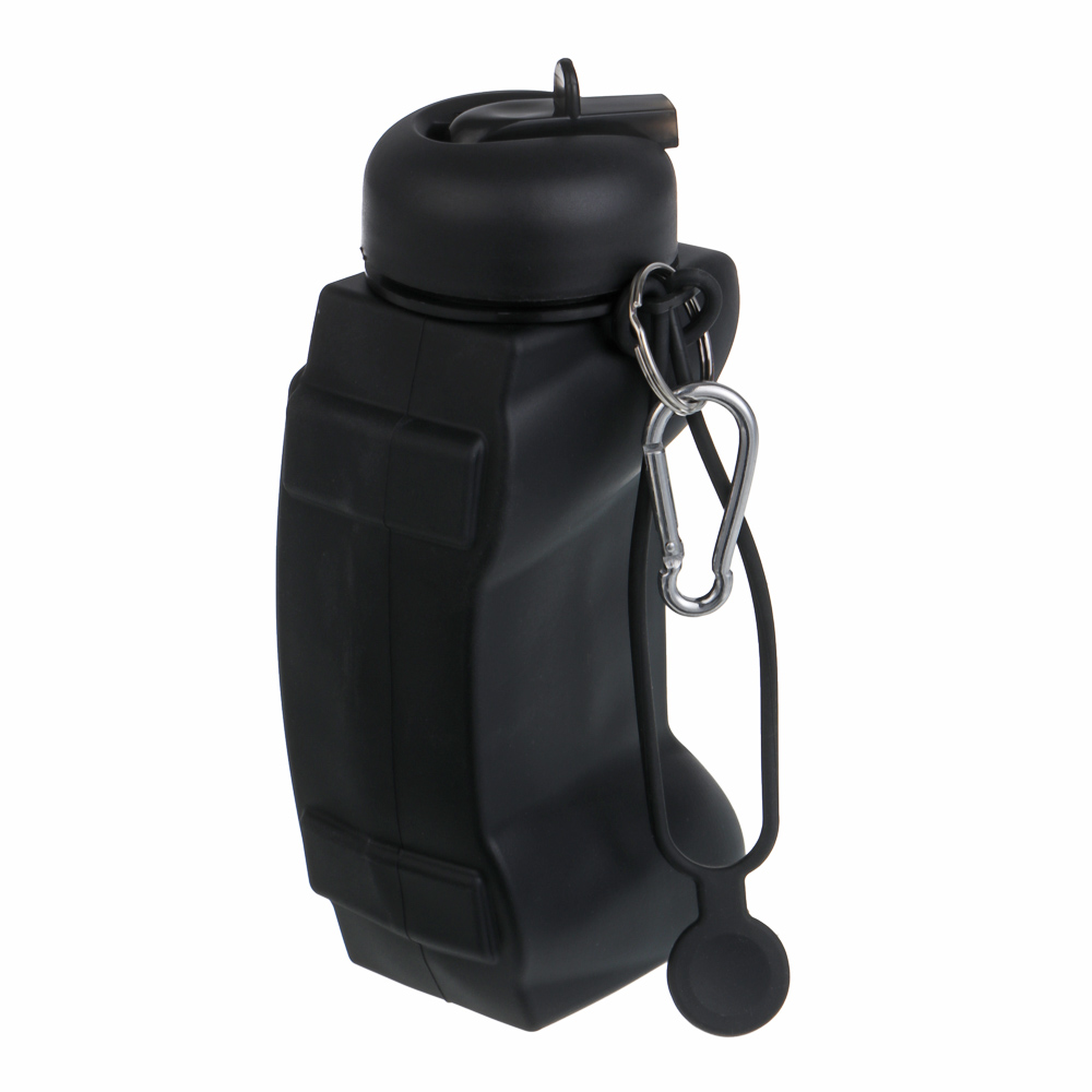 Бутылка для воды тм LADECOR "Джойстик", 600 мл, силикон, 2 вида, арт.№ 531-114