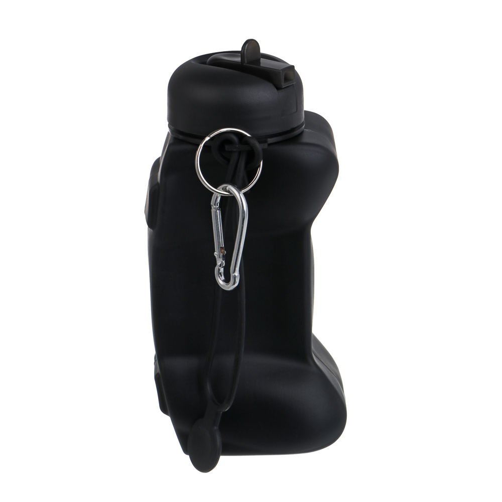 Бутылка для воды тм LADECOR "Джойстик", 600 мл, силикон, 2 вида, арт.№ 531-114