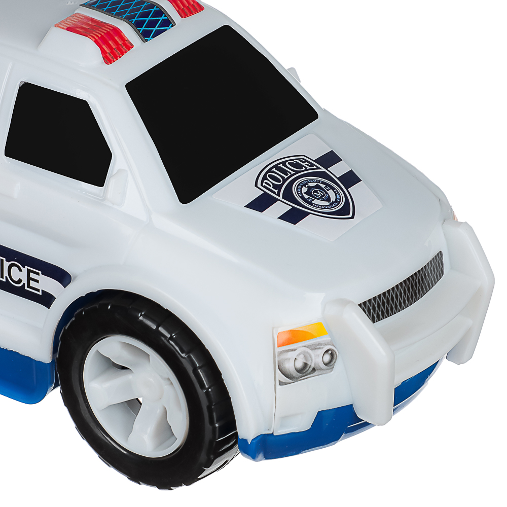 ИГРОЛЕНД Машинка игрушечная полицейская, пластик, 21х11х11 см, для детей 3+, арт.№ 292-470