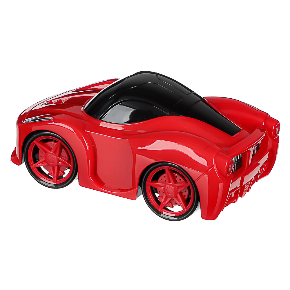 ИГРОЛЕНД Машинка гонщика игрушечная, пластик, 21,5х12х9 см, 5 дизайнов, для детей 3+, арт.№ 292-471