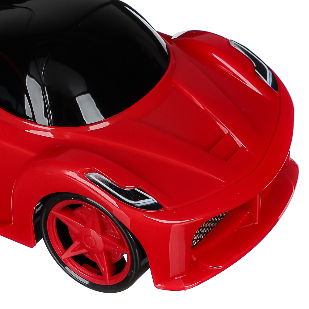 ИГРОЛЕНД Машинка гонщика игрушечная, пластик, 21,5х12х9 см, 5 дизайнов, для детей 3+, арт.№ 292-471