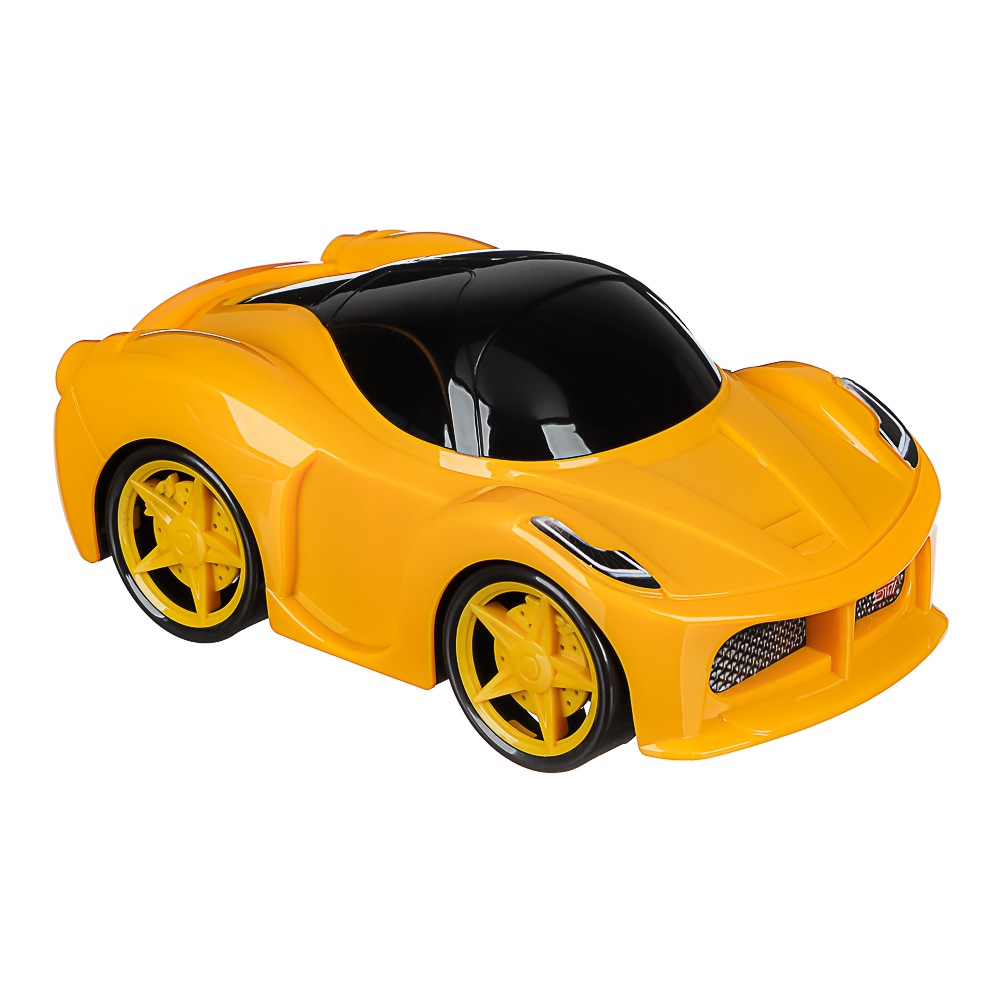 ИГРОЛЕНД Машинка гонщика игрушечная, пластик, 21,5х12х9 см, 5 дизайнов, для детей 3+, арт.№ 292-471