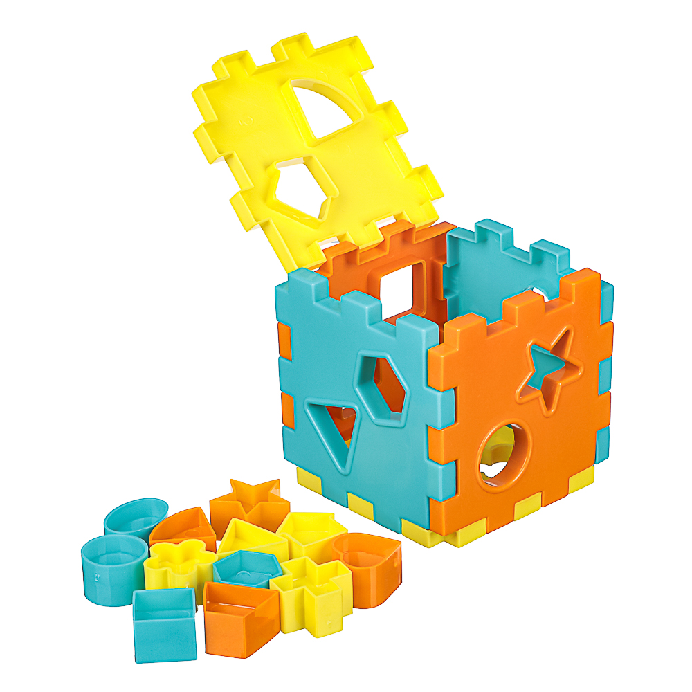 ИГРОЛЕНД Конструктор игрушка для детей 3+ 10,5x10,5x10,5см, пластик, арт.№ 430-142