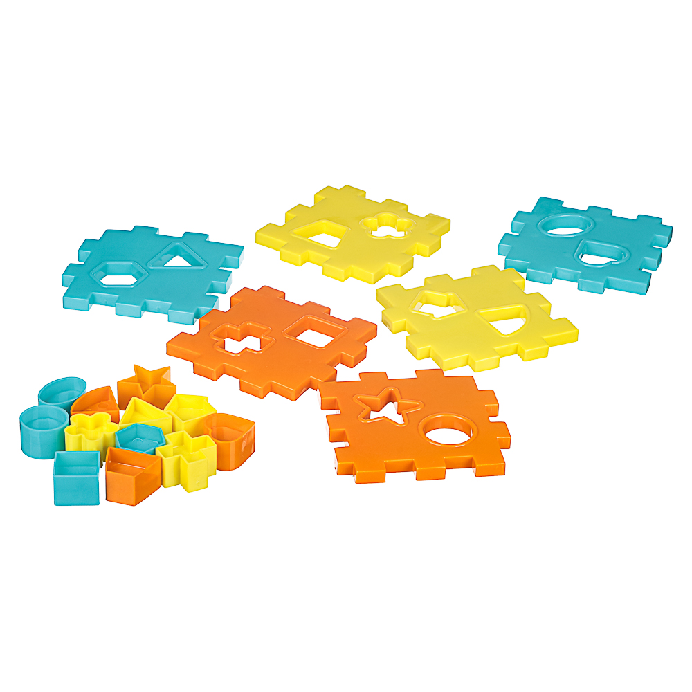 ИГРОЛЕНД Конструктор игрушка для детей 3+ 10,5x10,5x10,5см, пластик, арт.№ 430-142