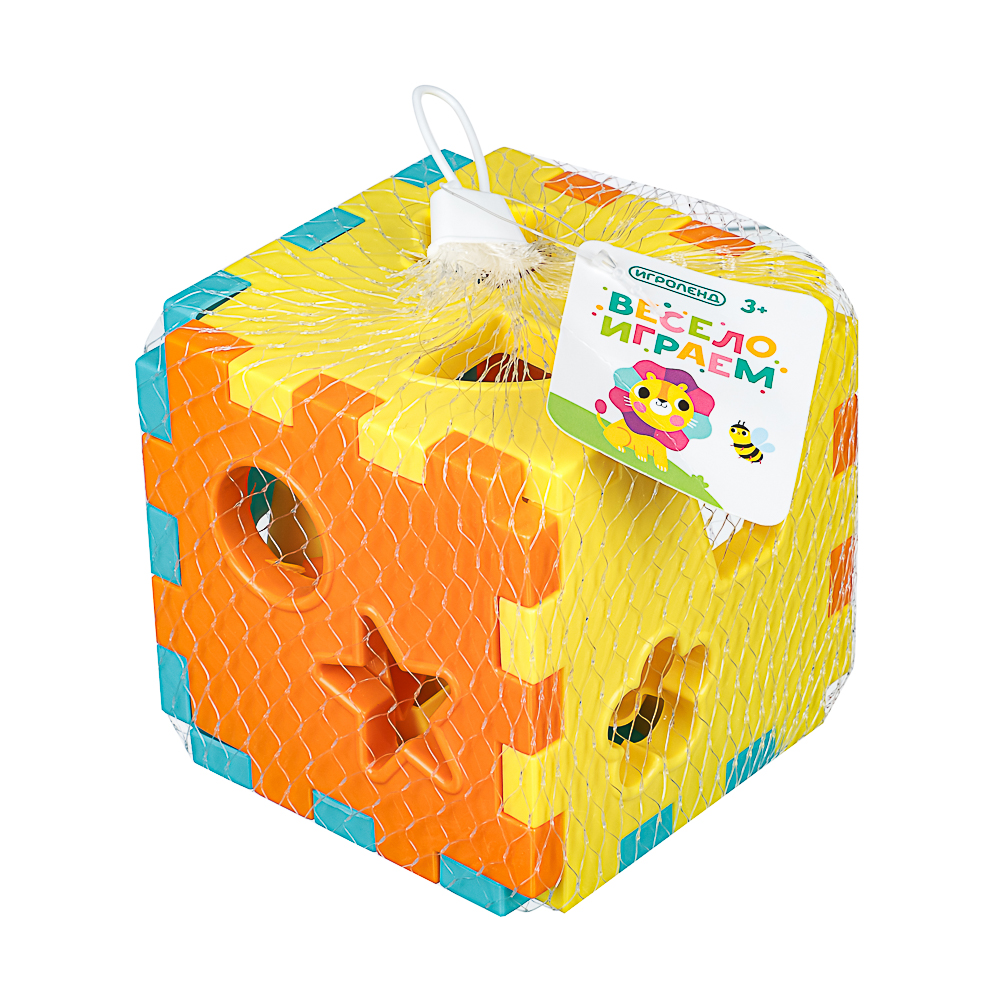 ИГРОЛЕНД Конструктор игрушка для детей 3+ 10,5x10,5x10,5см, пластик, арт.№ 430-142