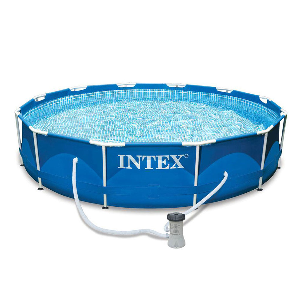 INTEX Бассейн каркасный Metal Frame 366x76см 6503л насос с фильтром 1250 л/ч, 28212NP, арт.№ 359-009