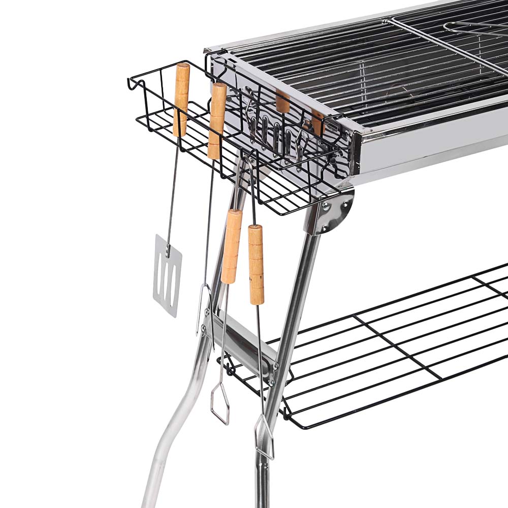 Мангал тм GRILLBOOM, нержавеющая сталь, 73х70х33 см, арт.№ 103-087