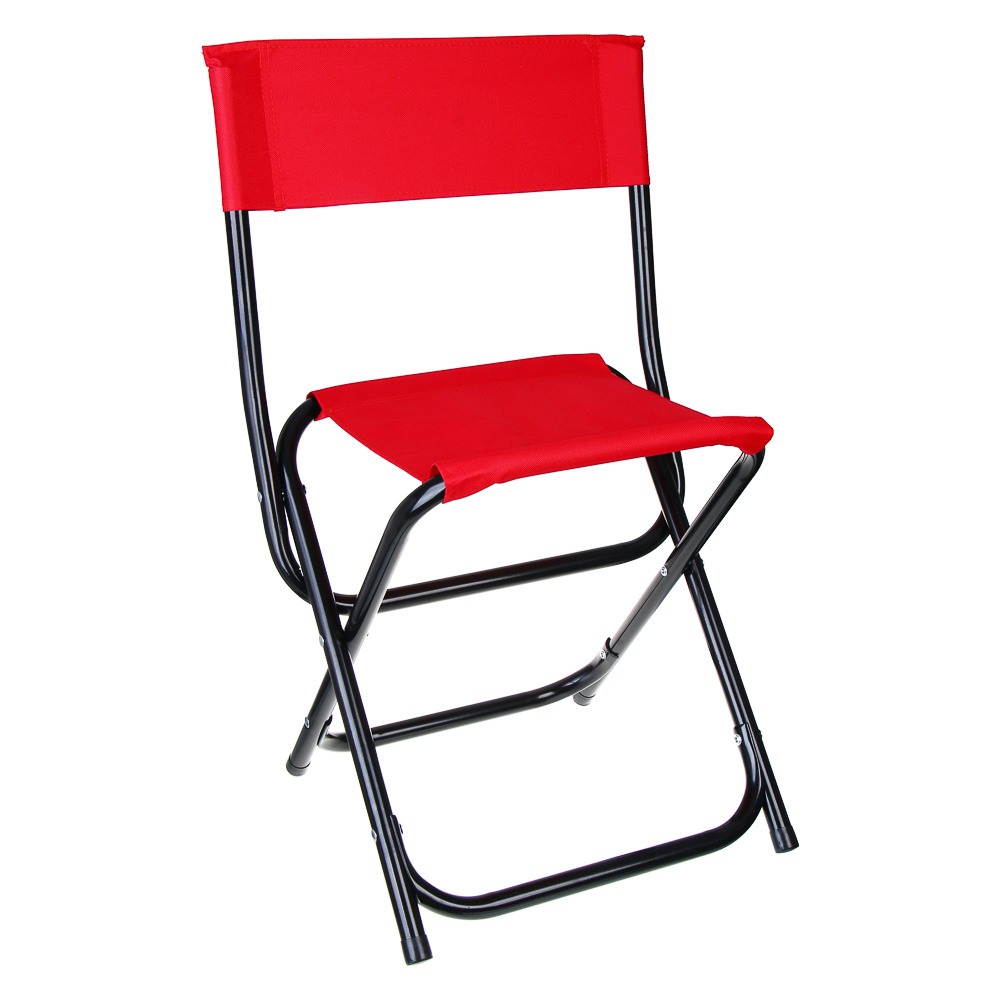 РУССО ТУРИСТО Стул со спинкой, до 90кг, 39х28х65см, оксфорд 600D, сталь d19мм, арт.№ 121-100